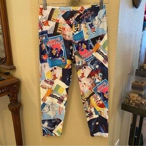 NWT~DISNEY Classic Sleeping Beauty, Snow White, Dumbo, Etc..Graphic Leggings-S